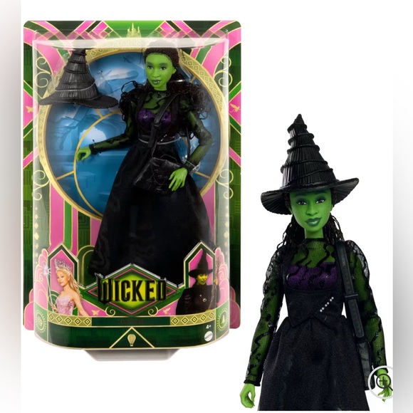 🏆 COLLECTIBLE Mattel Wicked Movie Elphaba Fashion Doll - URL MISPRINT - Picture 4 of 4